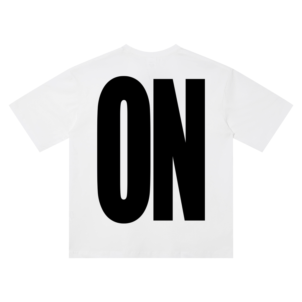 Boxy Cropped "ON" Tee